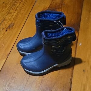 LL Bean Sz 11 Toddler Kids Navy Blue Winter Boots